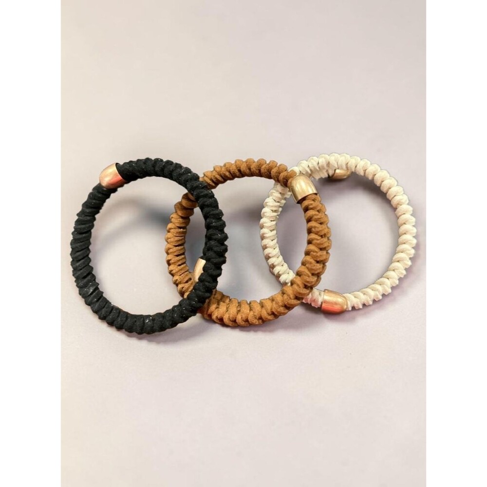 Set of 3 Plunder Design "Eva" vegan suede bracelets - NIP